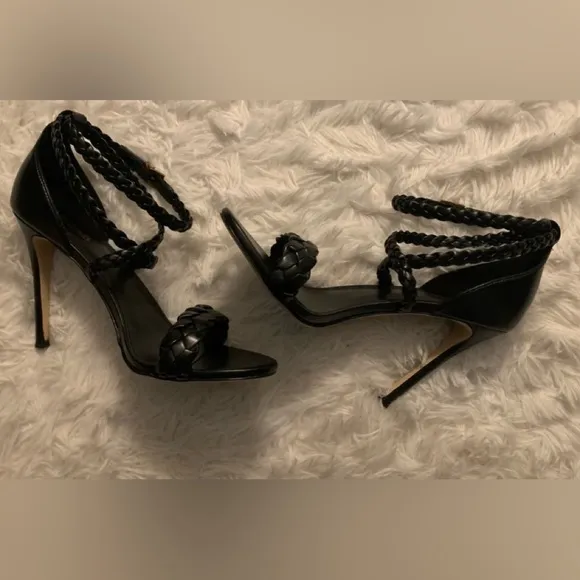 Michael Kors Braided Strappy Heels Sandals