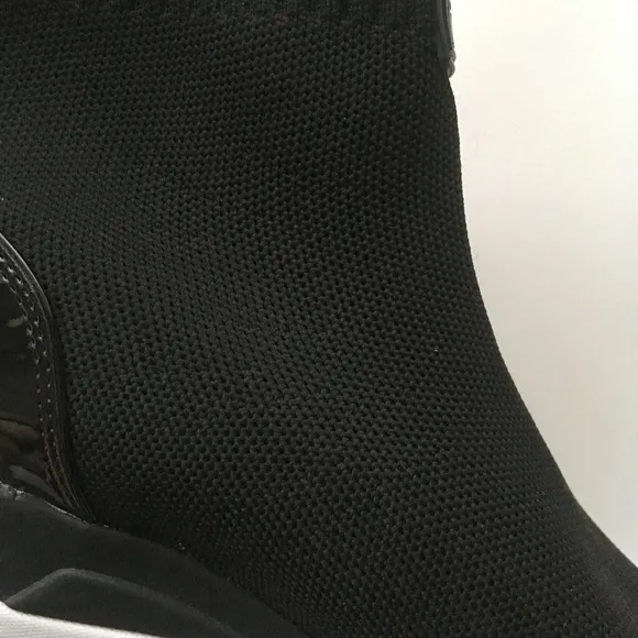 Michael Kors wedge sneakers sock booties black wedges booties pull on sneakers