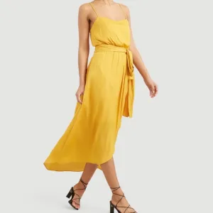 Mika Layered Mustard Modern Citizen Dress