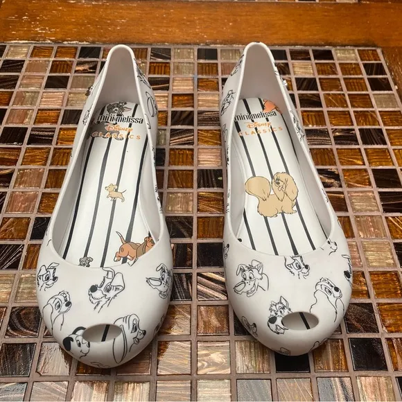 Mini Melissa Mary Jane  Disney Classic Lady and Tramp Shoes