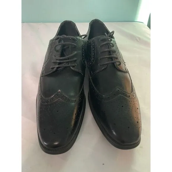 Mio Marino Mens‎ Standard Toe Dress Shoes Black 12. S-196