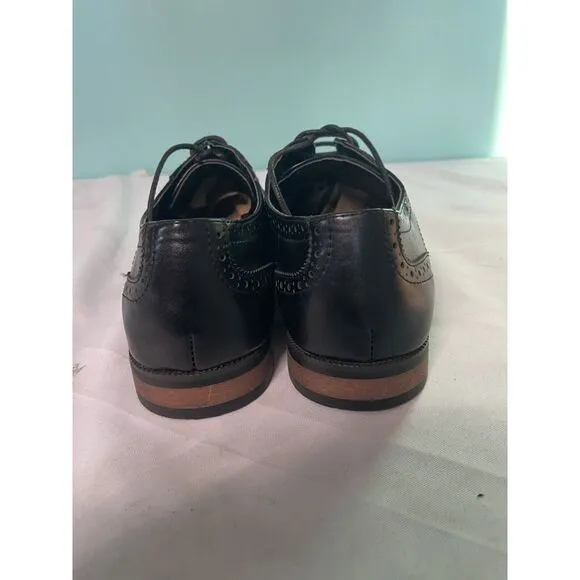Mio Marino Mens‎ Standard Toe Dress Shoes Black 12. S-196