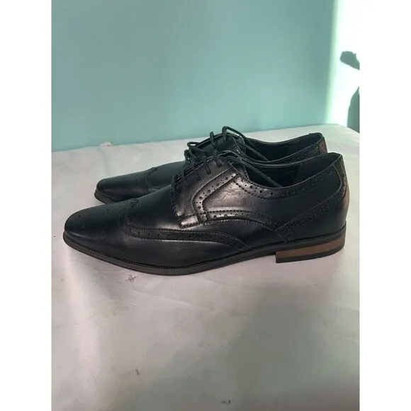 Mio Marino Mens‎ Standard Toe Dress Shoes Black 12. S-196