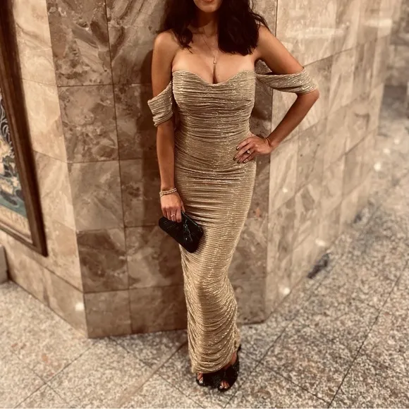 Miss Circle Gene Rushed Dress
