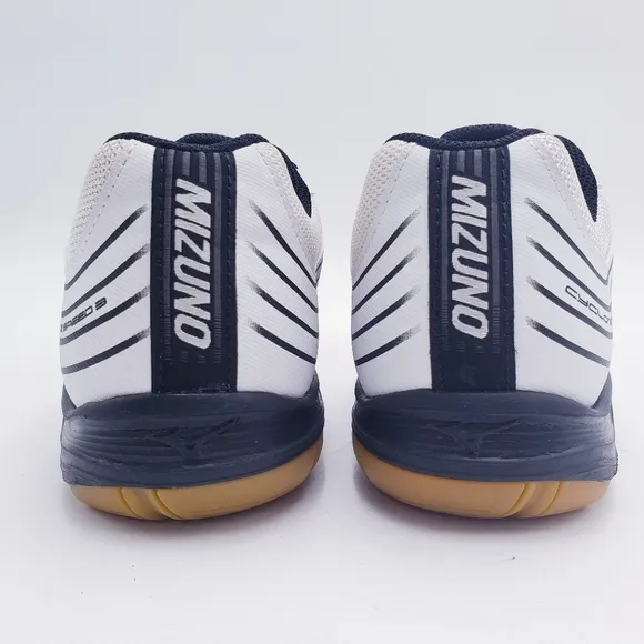Mizuno Cyclone Speed 3 Women’s Size 9 Volleyball Shoes White Black Gum Soles