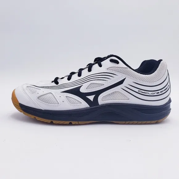 Mizuno Cyclone Speed 3 Women’s Size 9 Volleyball Shoes White Black Gum Soles