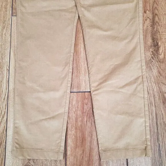 Mizzen Main Pants Mens 34x32 Beige Stretch‎ Leroy Corduroy Slim Fit NWT $158