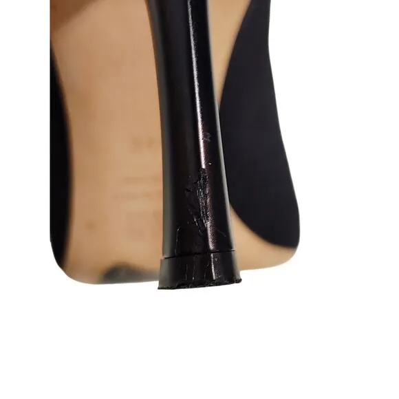 M.M. Lafleur Lana Boot 3D-Knit Pointed Toe Stiletto Heel Black Sz EU 37.5 US 7.5