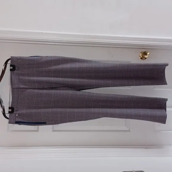 MODERN AMUSEMENT Plaid Dress Pants, 36W / 32L
