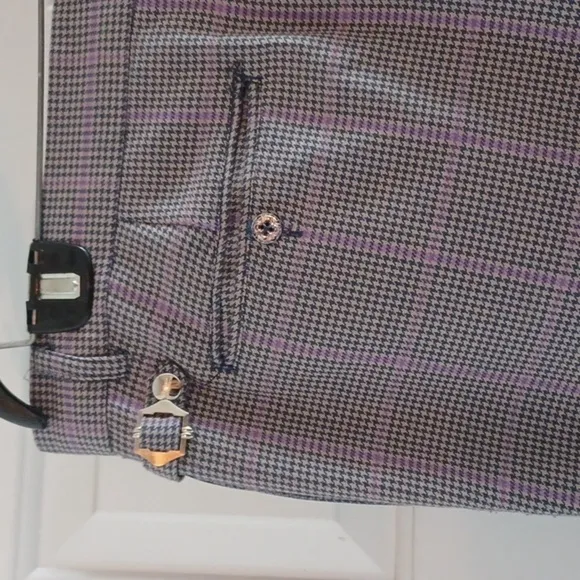 MODERN AMUSEMENT Plaid Dress Pants, 36W / 32L