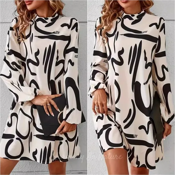 Modern Artistry Mini Dress