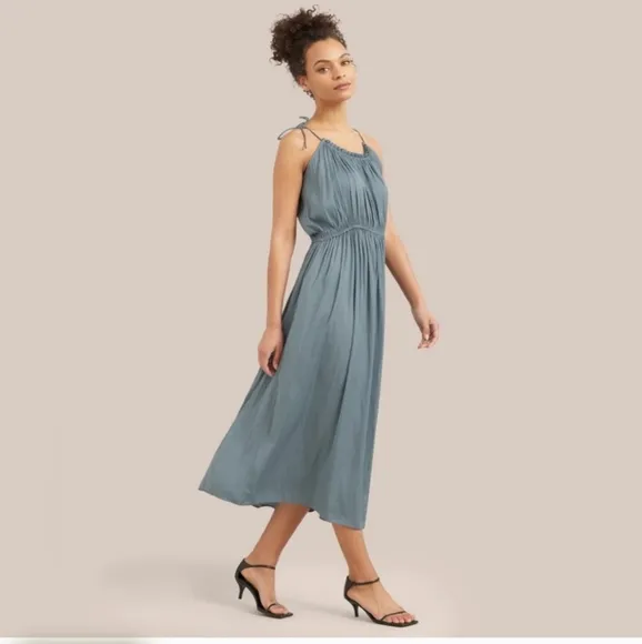 Modern Citizen Aileen Tie Shoulder Maxi Dress
