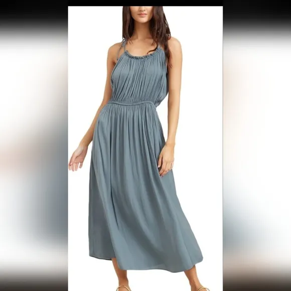 Modern Citizen Aileen Tie Shoulder Maxi Dress