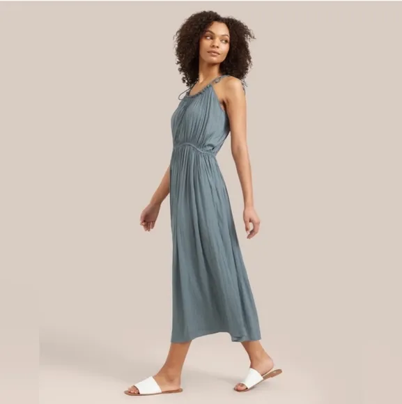 Modern Citizen Aileen Tie Shoulder Maxi Dress