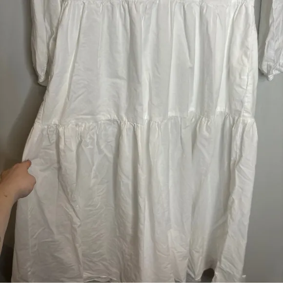 Modern Citizen Angelina Cotton Poplin Tiered Maxi Dress