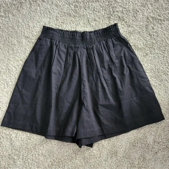 Modern Citizen Beau High-Waisted Organic Cotton Short | Size M