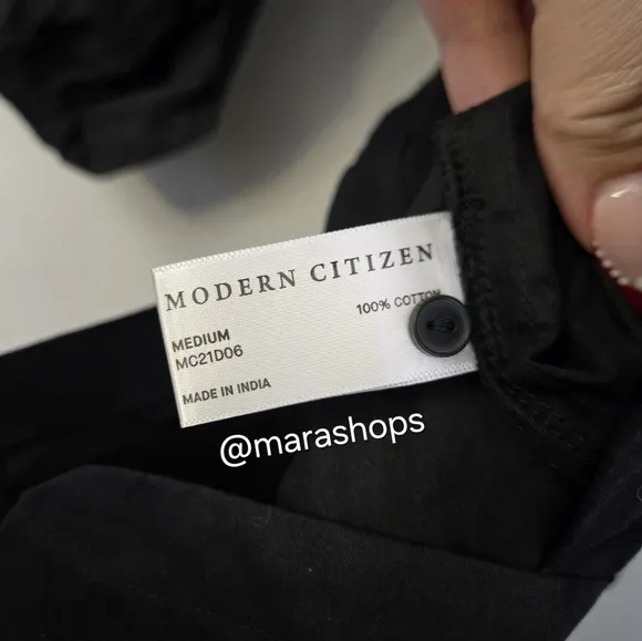 Modern Citizen Clara Open-Back Button Down Dress