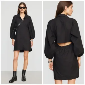 Modern Citizen Clara Open-Back Button Down Dress