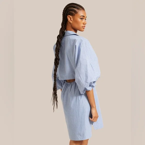 Modern Citizen Emma Open-Back Stripe Dress, NEW, Size Medium