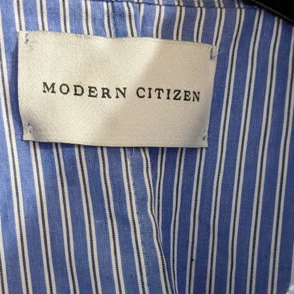 Modern Citizen Emma Open-Back Stripe Dress, NEW, Size Medium