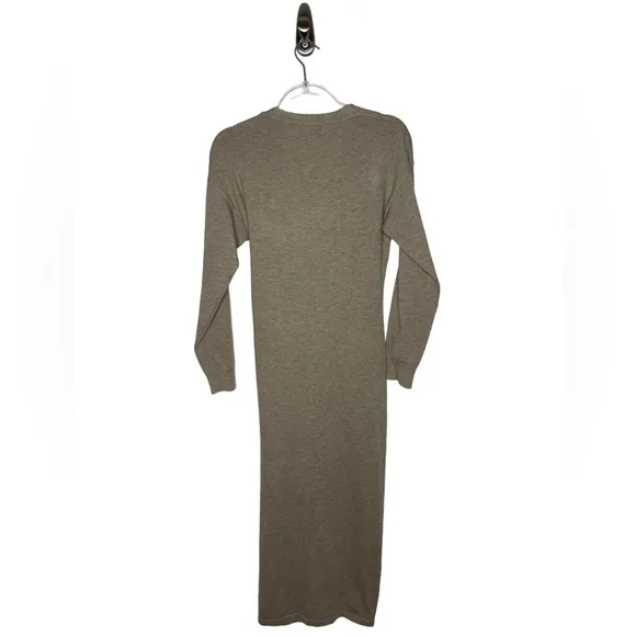 Modern Citizen | Lenese Front-Wrap Midi Dress in Shiitake Small