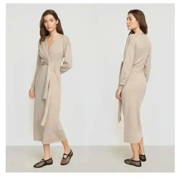 Modern Citizen Lenese Wrap Midi Dress