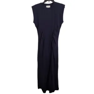 Modern Citizen Lenox Side Ruched Navy Dress Size Medium