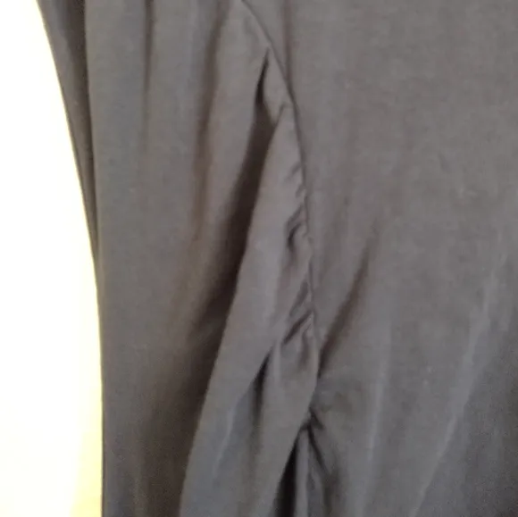 Modern Citizen Lenox Side Ruched Navy Dress Size Medium