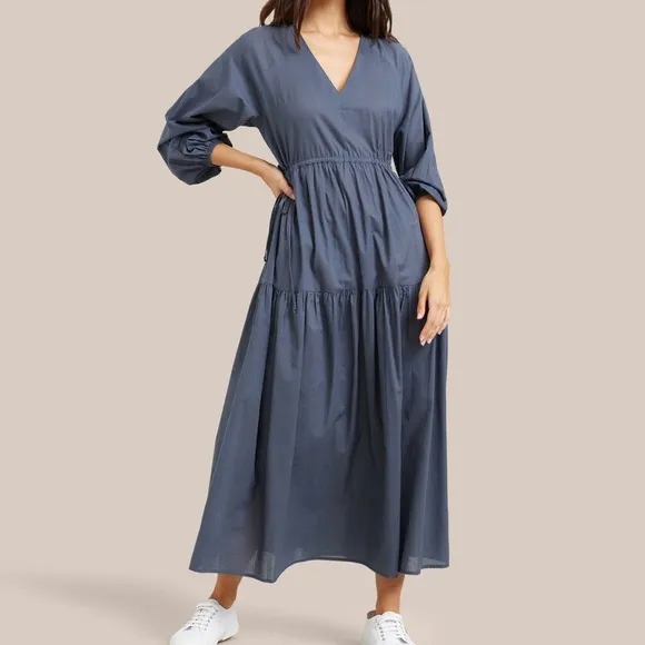 Modern Citizen | Lyra Organic Cotton Tiered Maxi Dress