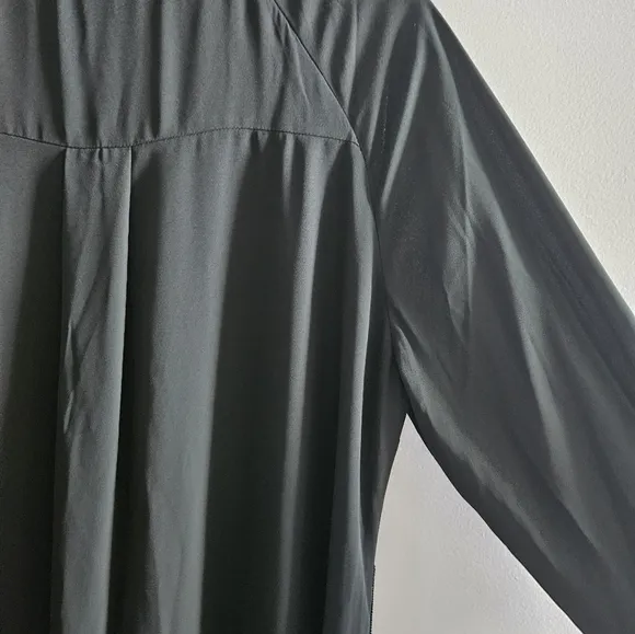 Modern Citizen Shirt Dress Hunter Green Size M Self Tie Belt