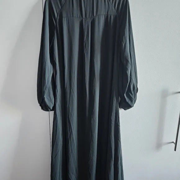Modern Citizen Shirt Dress Hunter Green Size M Self Tie Belt