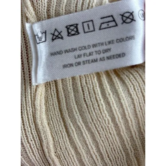 Modern Citizen Womens Button Down Maxi Dress Medium Beige Minimalist Modest