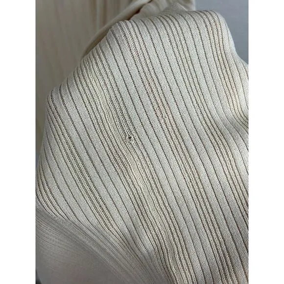 Modern Citizen Womens Button Down Maxi Dress Medium Beige Minimalist Modest