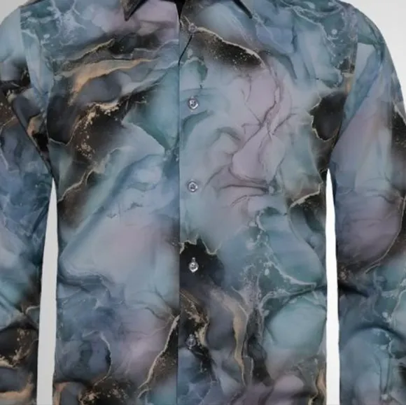 Modern Fit Printed Men's  Shirt