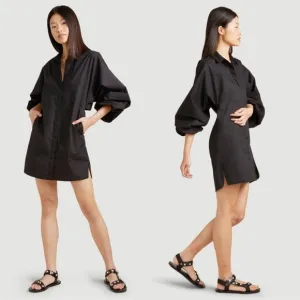 Modern Citizen Clara Open-Back Button Down Dress Size Small