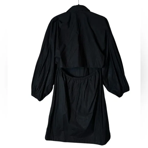 Modern Citizen Clara Open-Back Button Down Dress Size Small