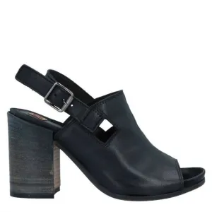 MOMA Heels Distressed Sandals Shoes Black 9 M New