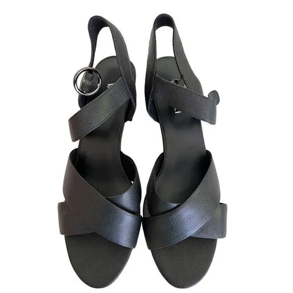 Morels by VANELi Women’s Sandals Shoes Textile Upper Black with Buckle Closure P
