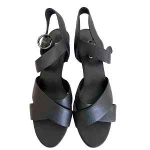 Morels by VANELi Women’s Sandals Shoes Textile Upper Black with Buckle Closure P