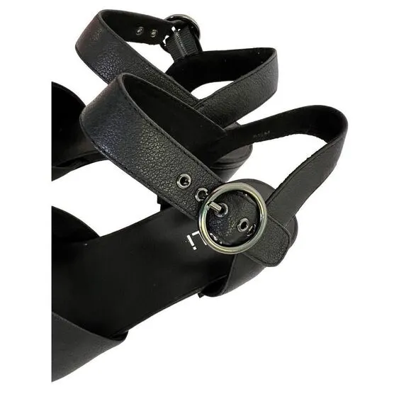 Morels by VANELi Women’s Sandals Shoes Textile Upper Black with Buckle Closure P