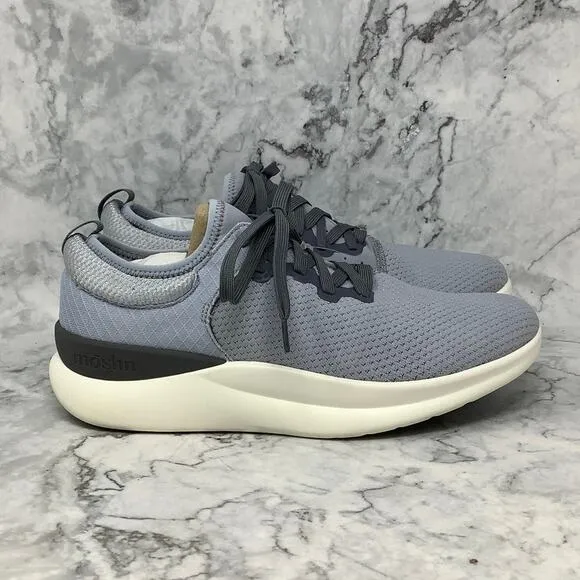Moshn Size 10 Gray Dawn Rhythm Athletic Running Shoes Lace Up BR11-2