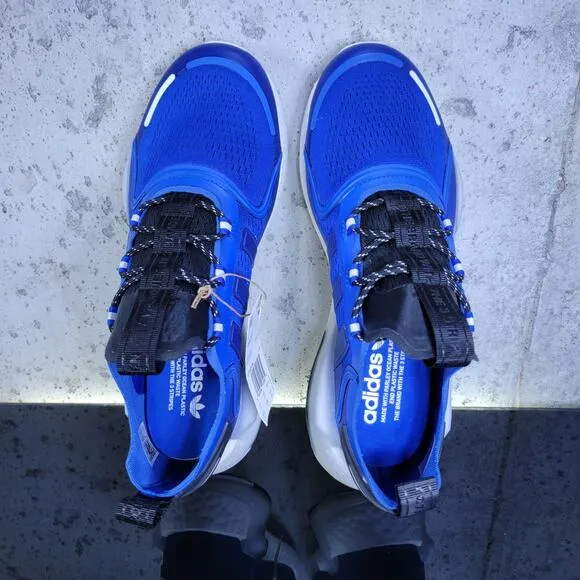 MSRP $150 - Adidas Originals NMD Men's Athletic Shoes Size 10.5 White Blue Black