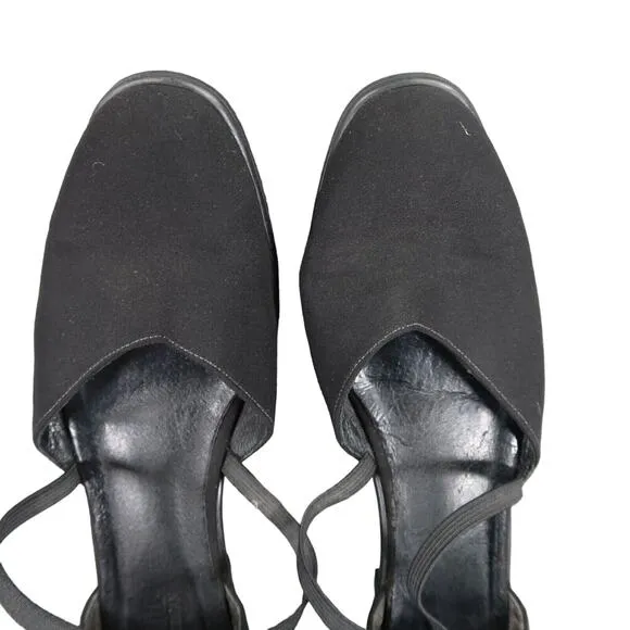 Munro Shoes Womens 9.5 Sandal Pump Fashion Classic Formal USA Criss Cross Straps