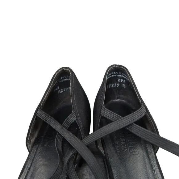 Munro Shoes Womens 9.5 Sandal Pump Fashion Classic Formal USA Criss Cross Straps