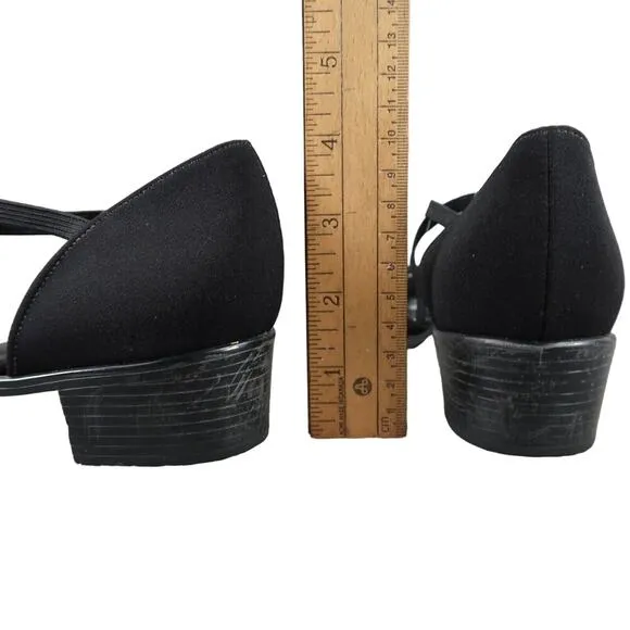 Munro Shoes Womens 9.5 Sandal Pump Fashion Classic Formal USA Criss Cross Straps