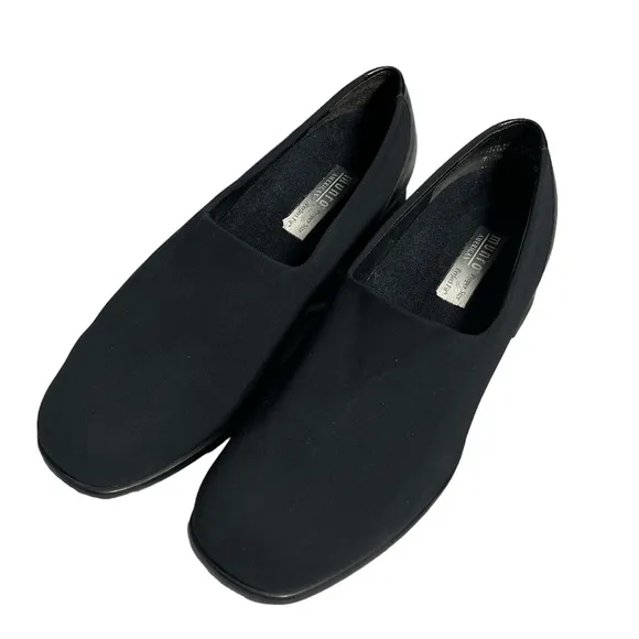 Munro Traveler Black Stretch Fabric size 7.5