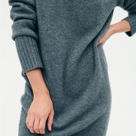 Naadam Luxe Turtleneck Dress
