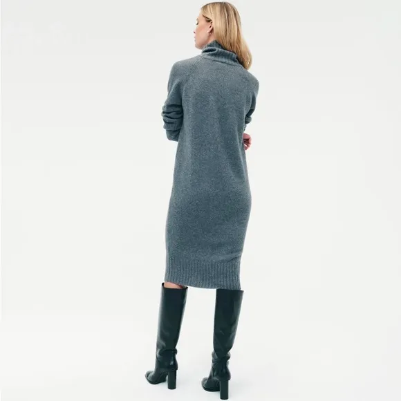 Naadam Luxe Turtleneck Dress