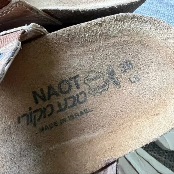 Naot Platform Wedge Sandals Heels Shoes Women’s 8