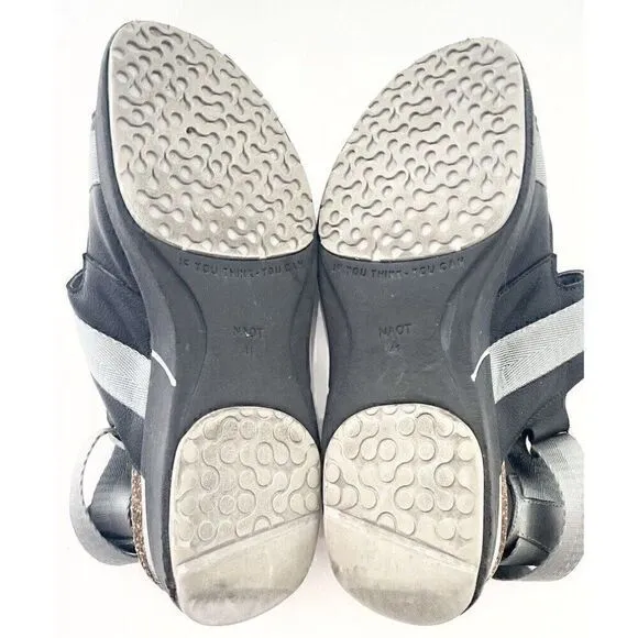 NAOT Shoes Odyssey Soft Black Silver‎ Comfort Walking Sandals EU 41 US 10